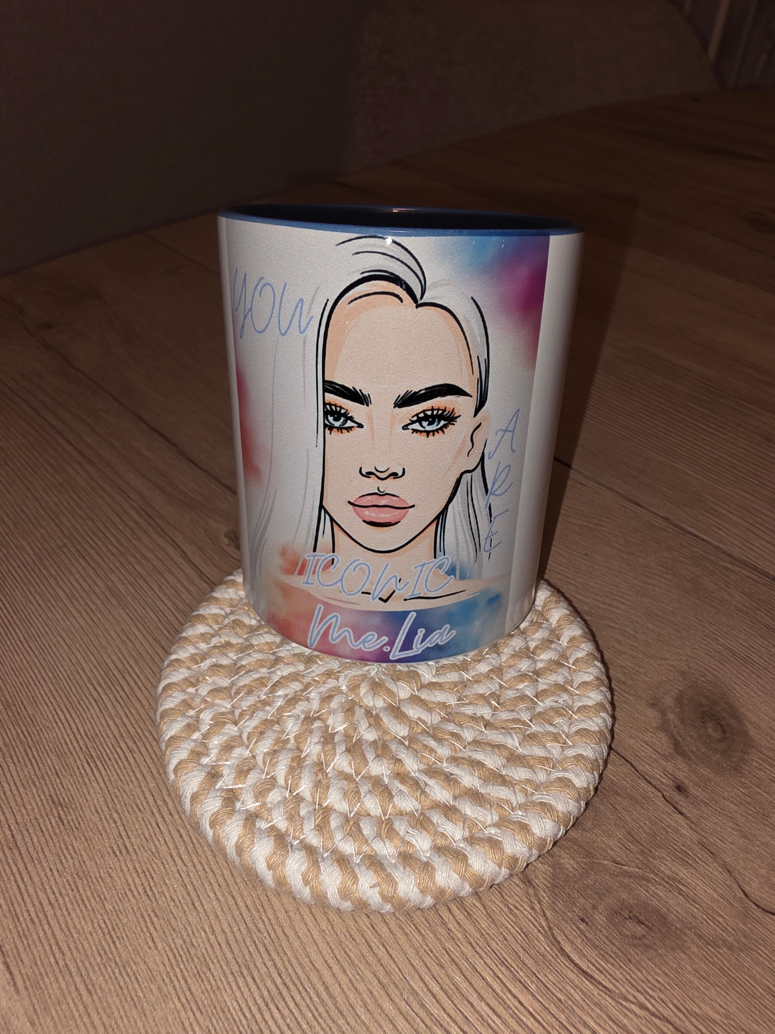 Panoramatasse blau #07 iconic