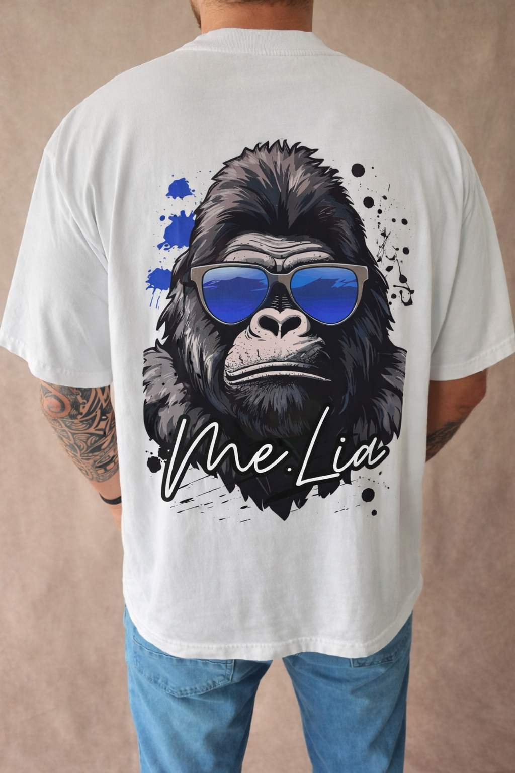 #02 T-Shirt Oversize| Premium-Shirt Männer Fit |monkey