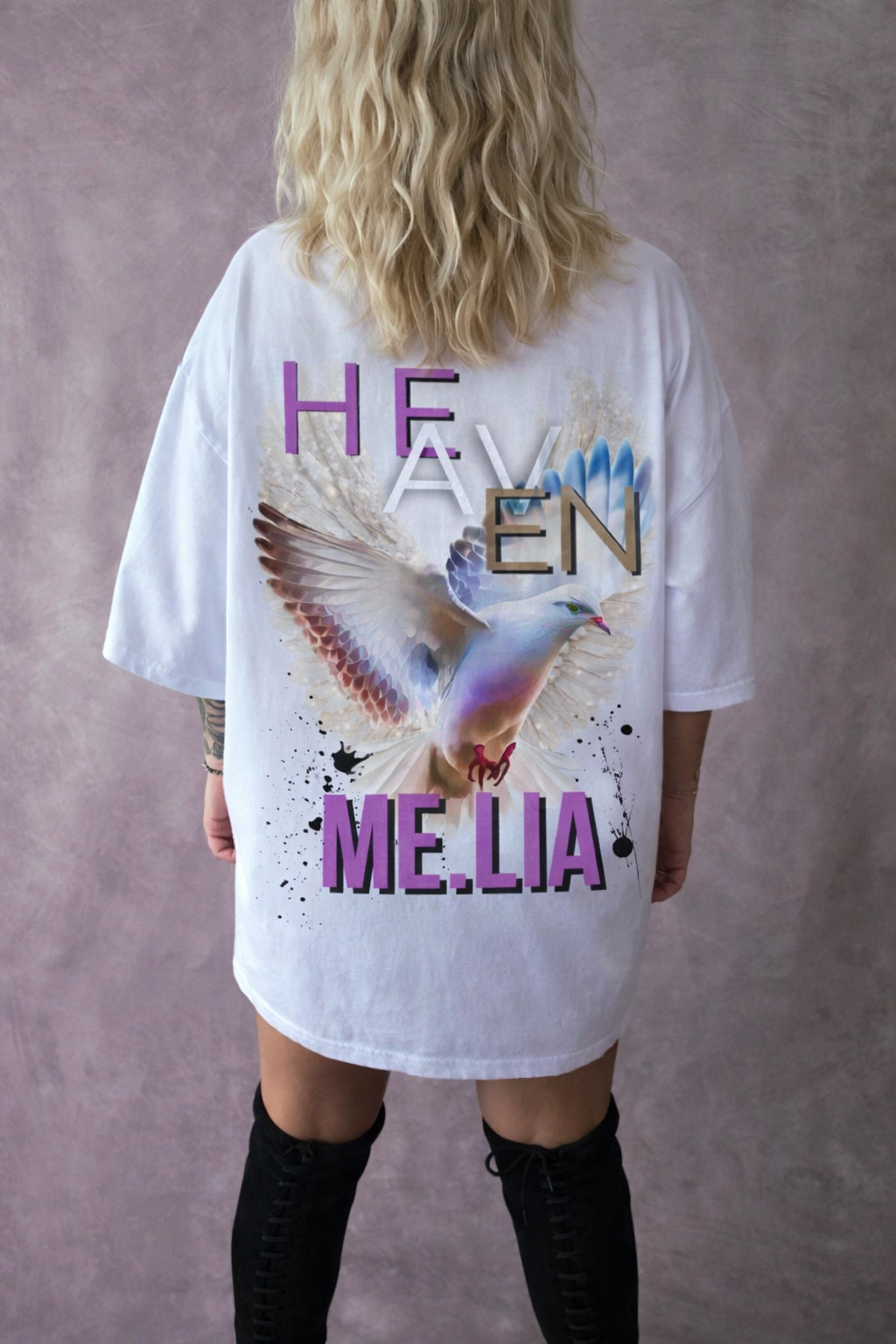 #06 T-Shirt-Kleid/T-Shirt Oversize Fit |HEAVEN