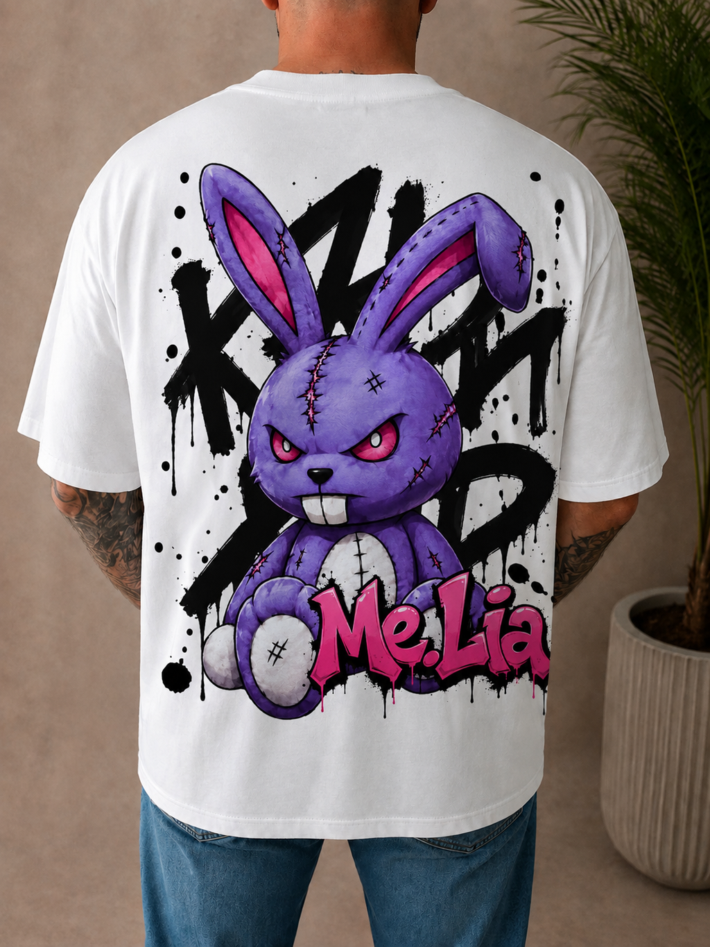 #12 T-Shirt Oversize| Premium-Shirt Männer Fit |Urbanrabbit