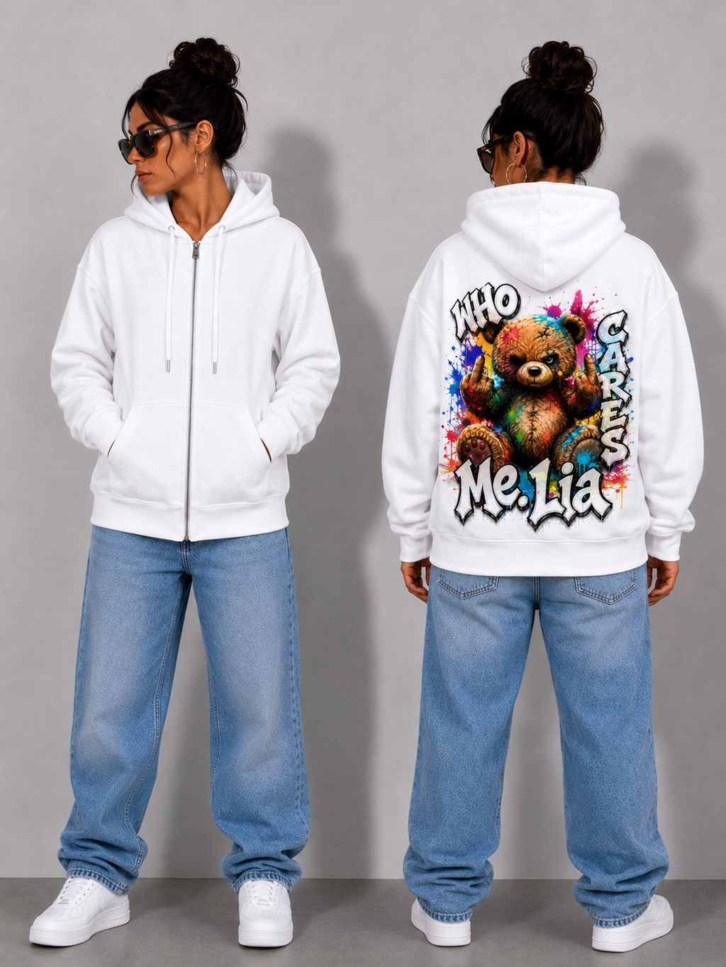 #333 Hoodie Jacke | unisex |WhoCARES
