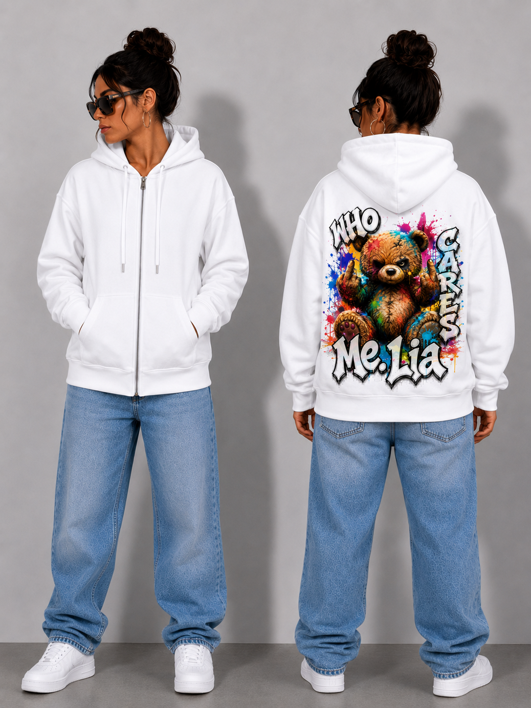 #333 Hoodie Jacke | unisex |WhoCARES