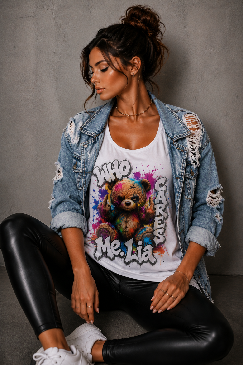#TT118 Boyfriend Tank-Top unisex Relaxed Fit |WhoCARES