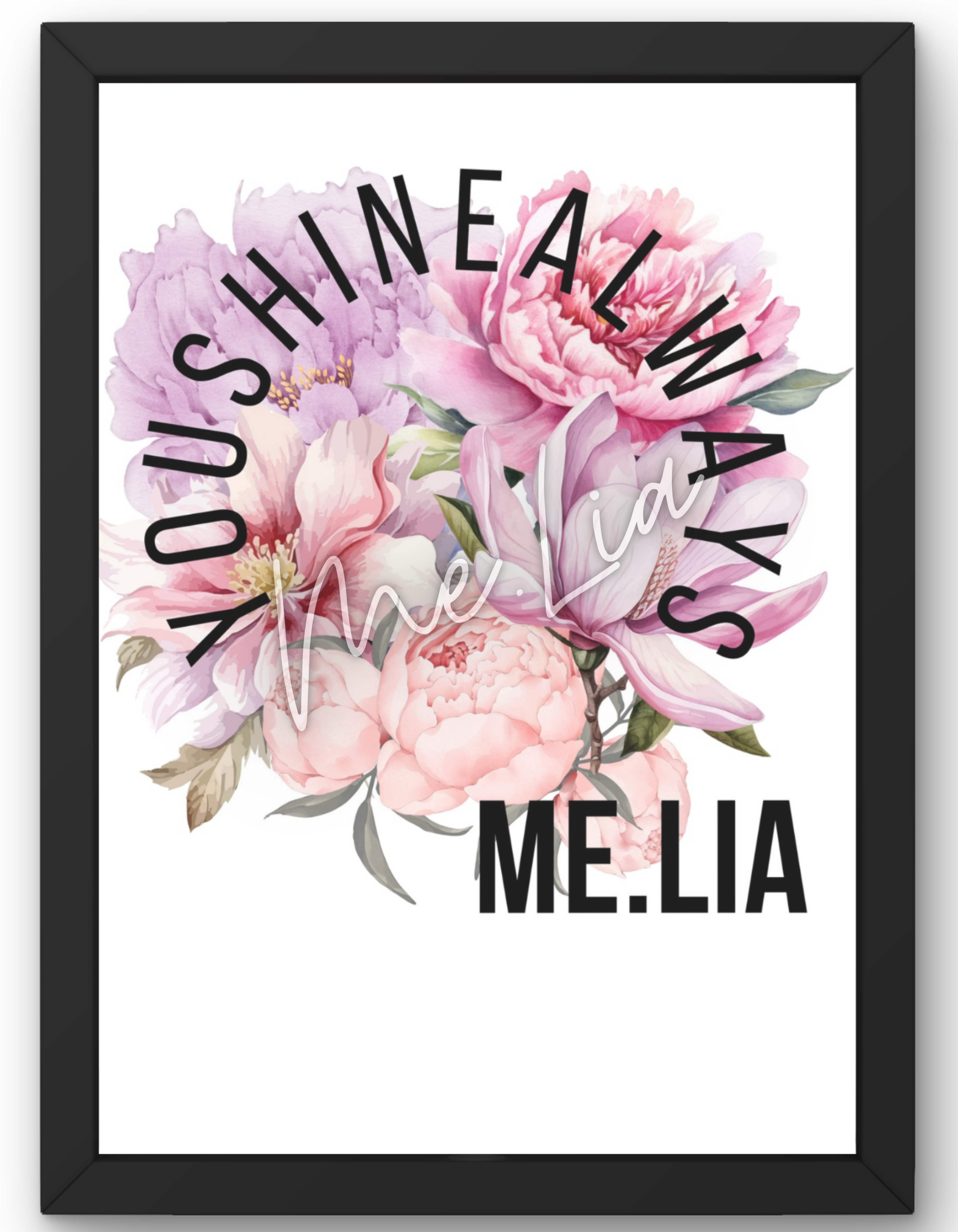 Poster #20 flowers 30x40cm