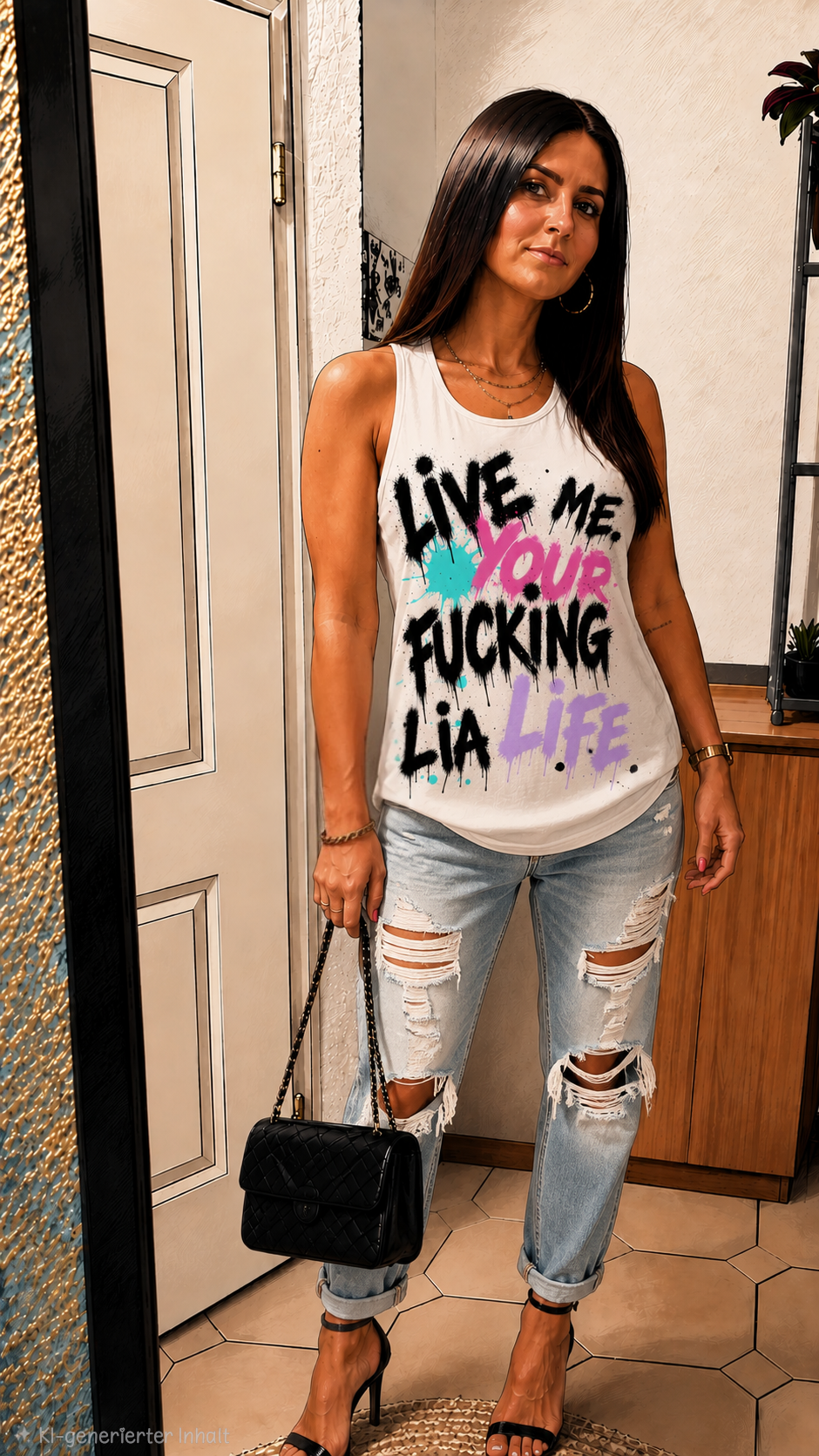 #TT117 Boyfriend Tank-Top unisex Relaxed Fit |FuckingLife