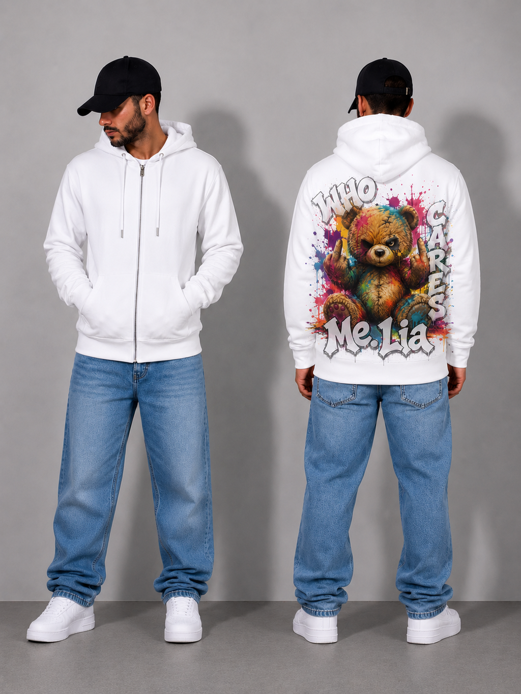 #333 Hoodie Jacke | unisex |WhoCARES