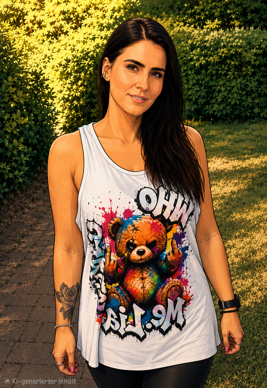 #TT118 Boyfriend Tank-Top unisex Relaxed Fit |WhoCARES