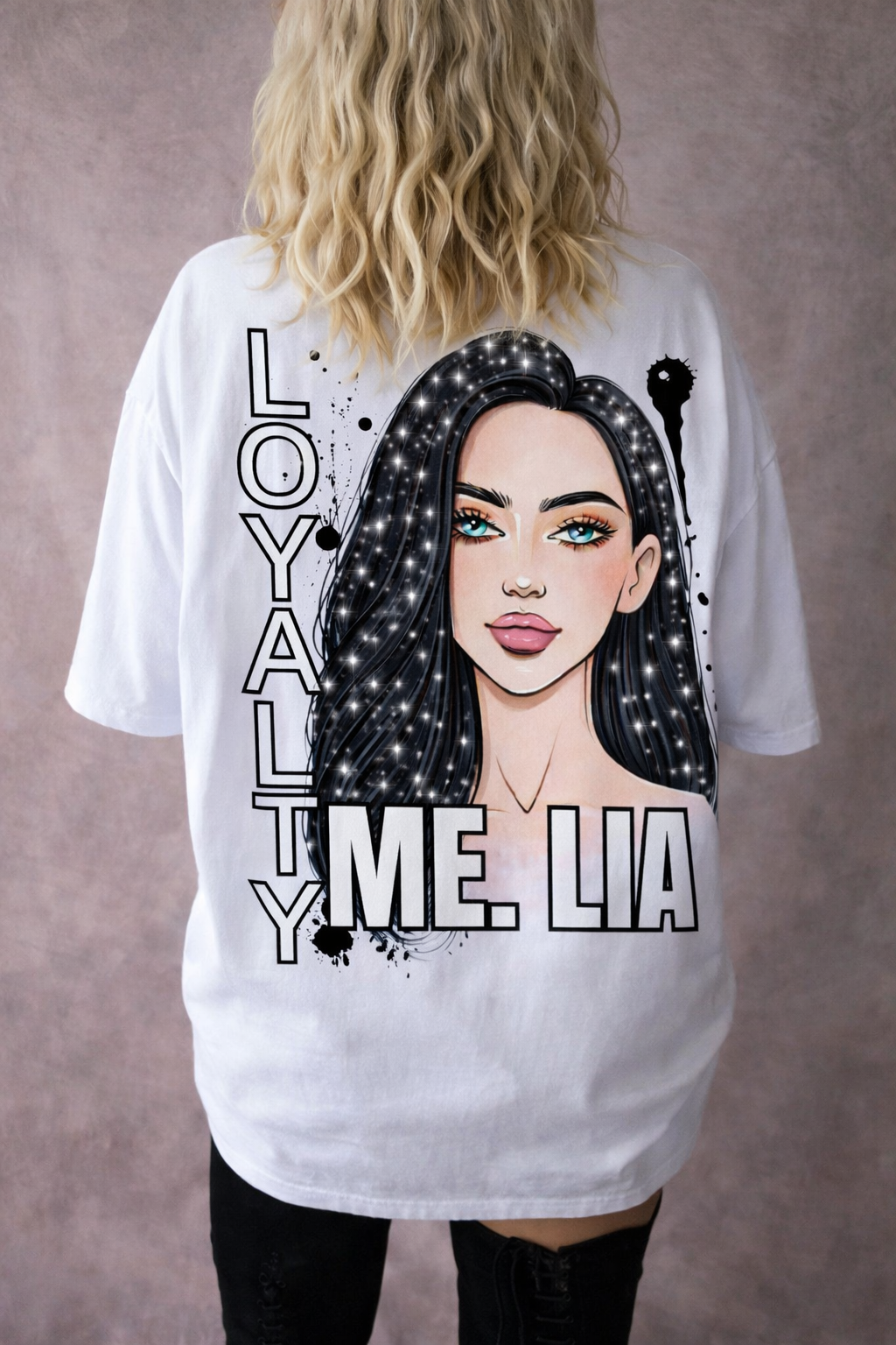 #10 T-Shirt-Kleid Oversize Fit |loyaltyblack