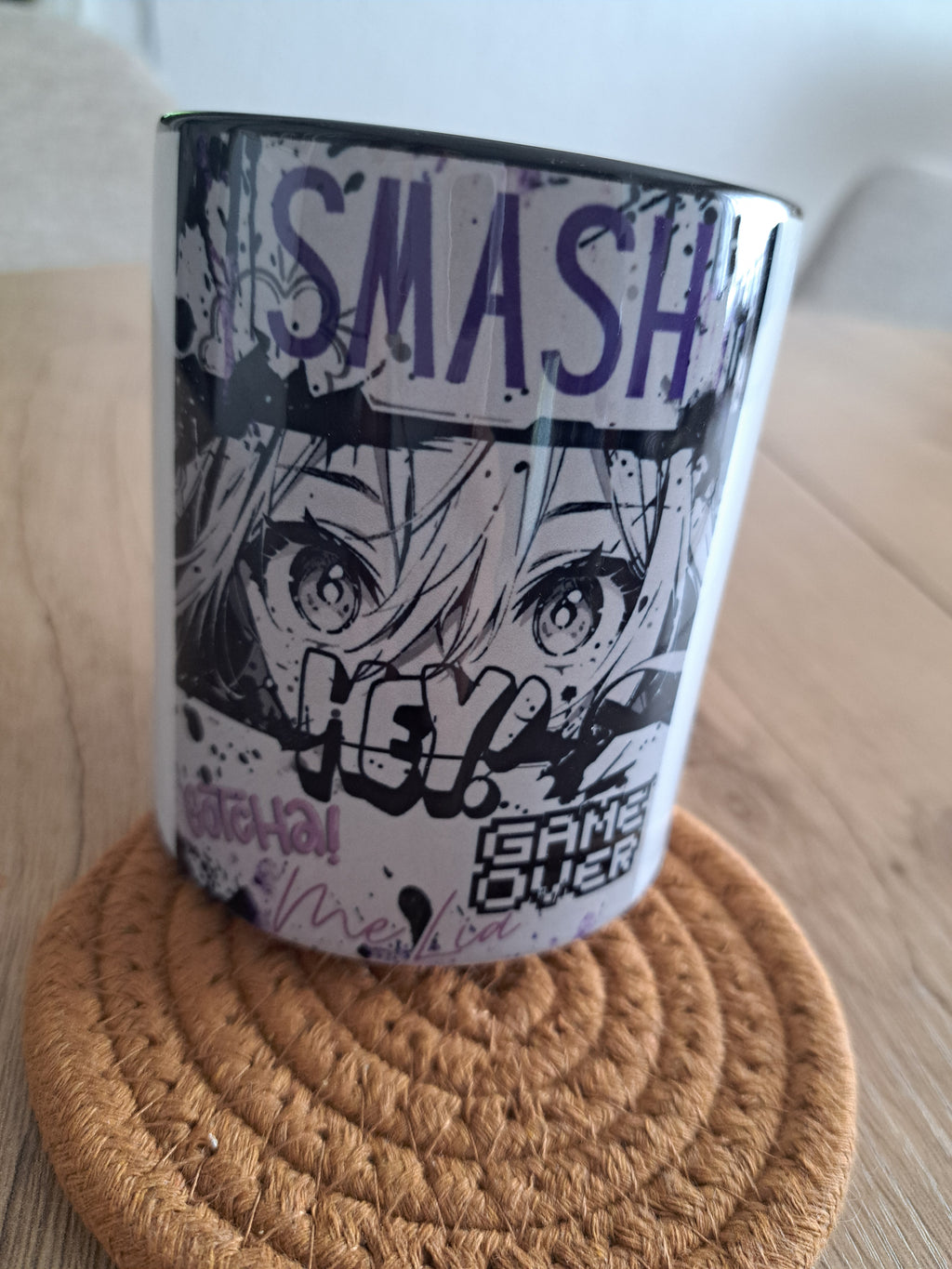 Panoramatasse schwarz #01 mangagirl