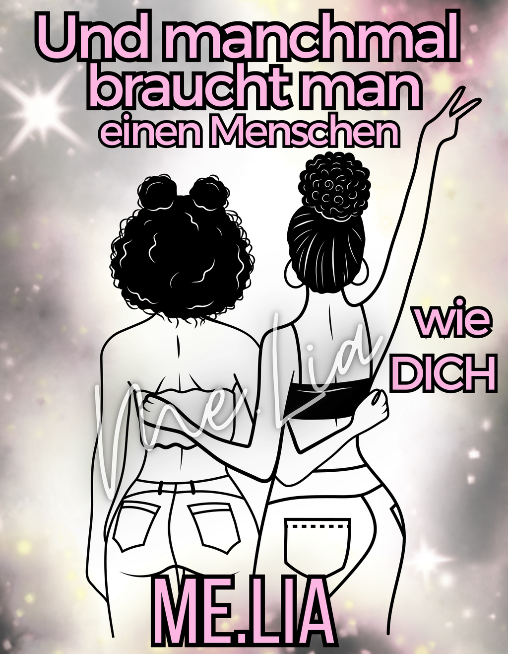 Panormatasse rosa  #13 Lieblingsmensch