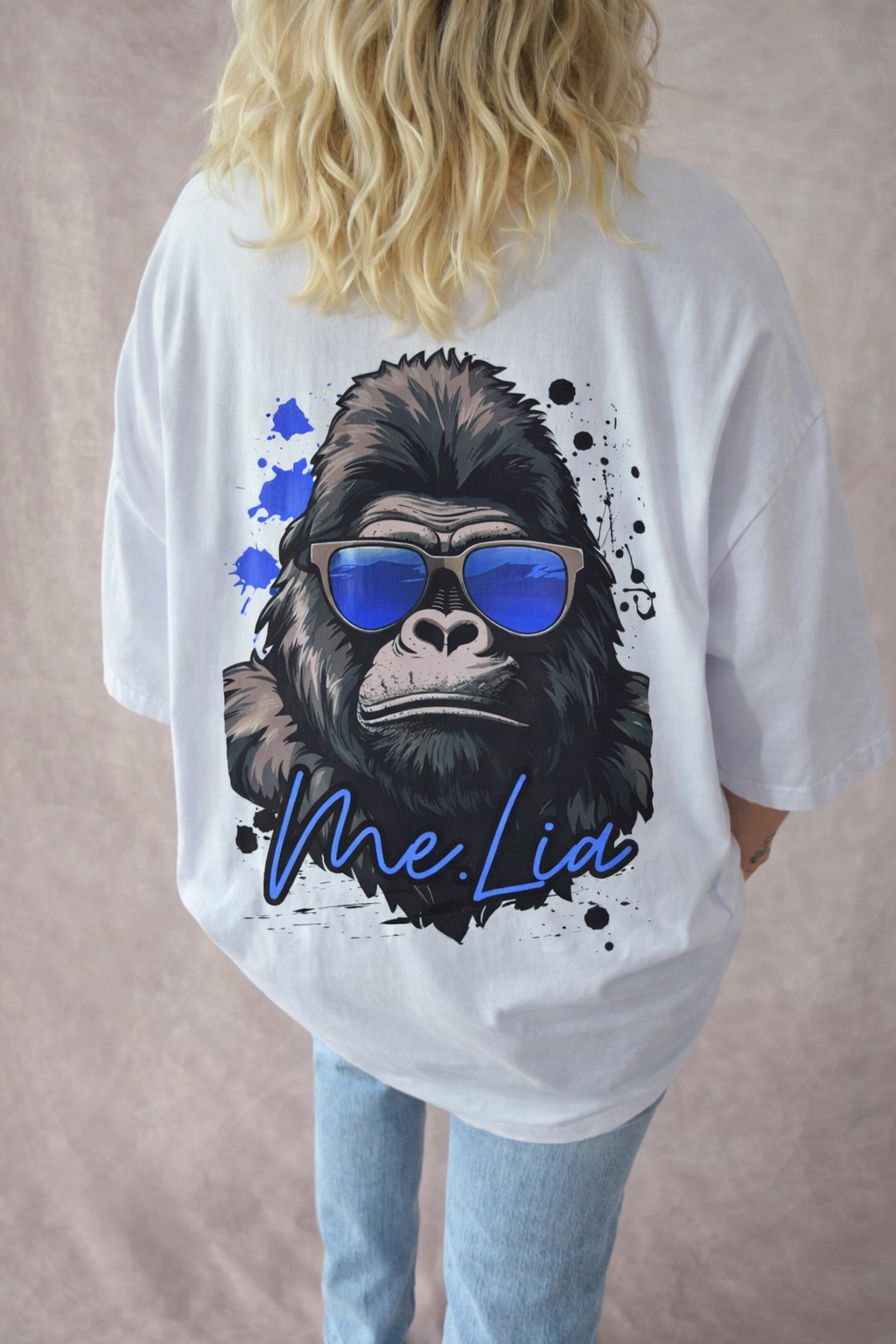 #02 T-Shirt-Kleid Oversize Fit |monkey