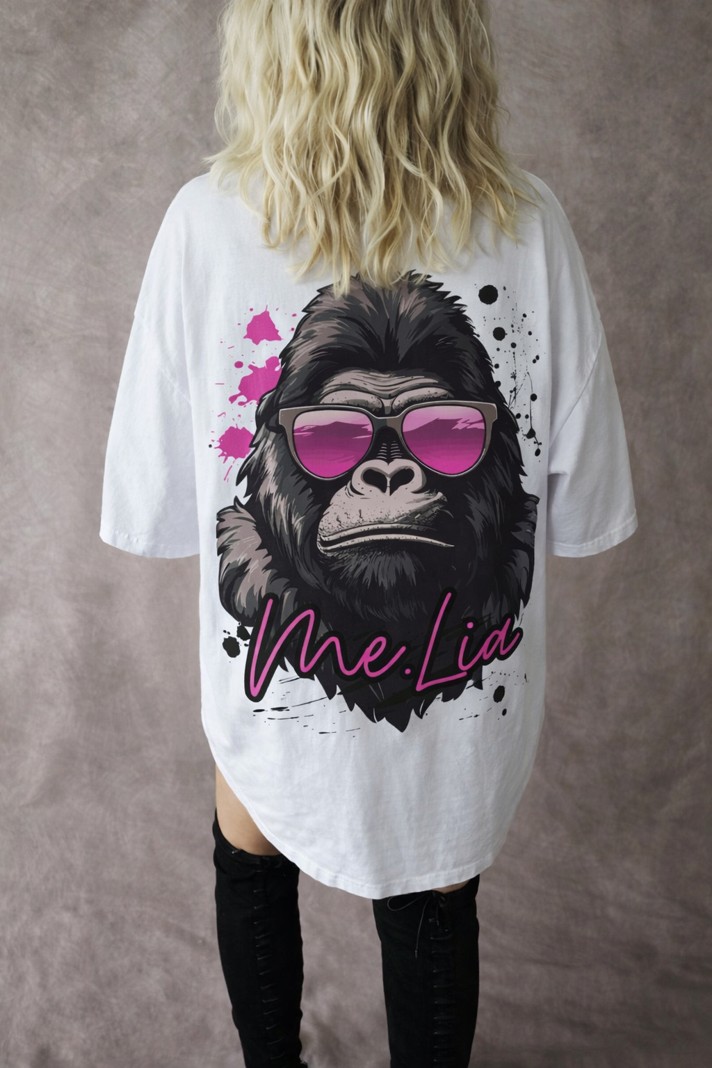 #02 T-Shirt-Kleid Oversize Fit |monkey