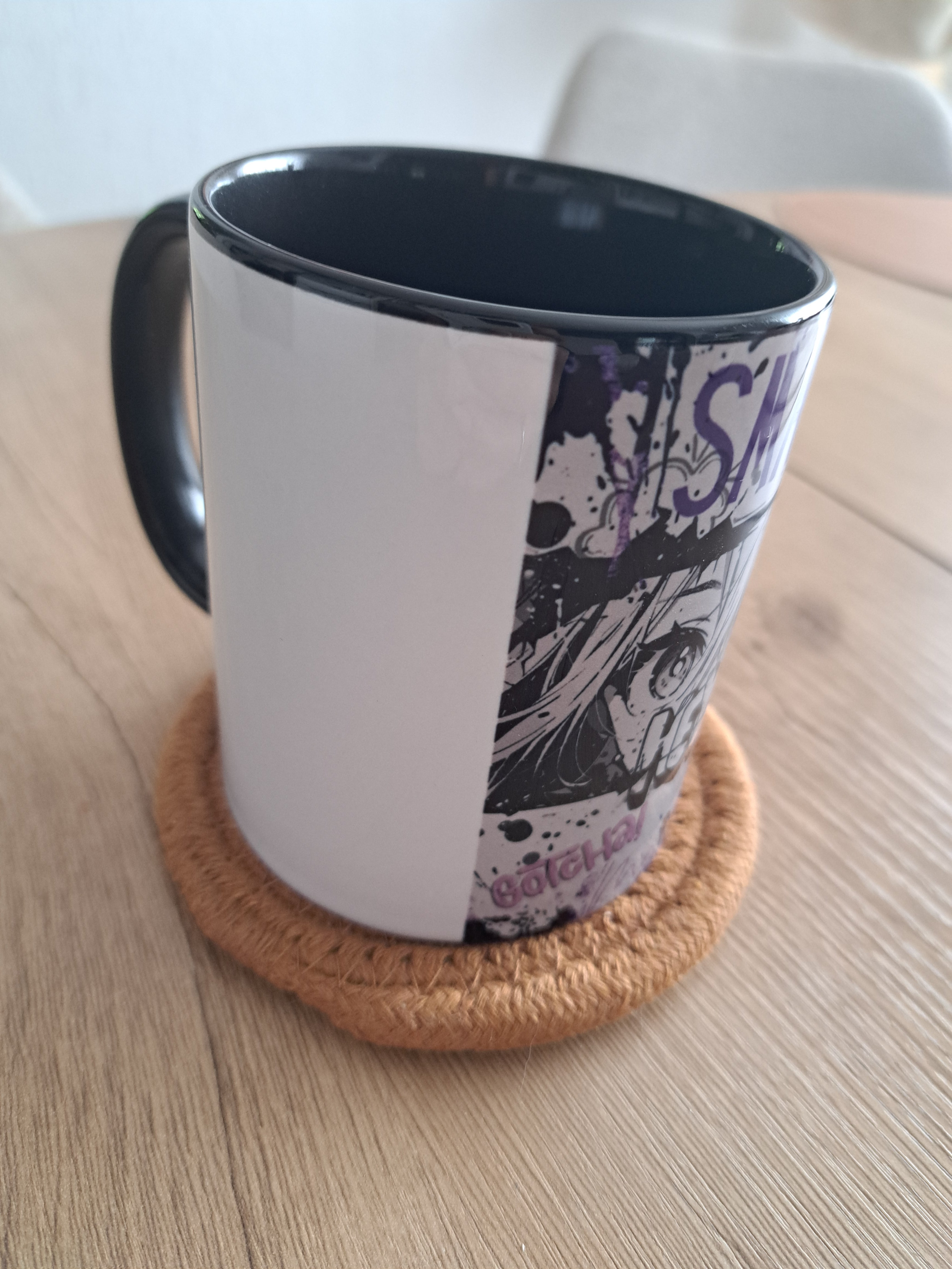 Panoramatasse schwarz #01 mangagirl